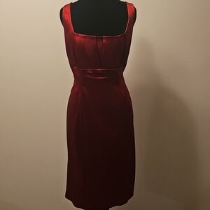Calvin Klein Red Sleeveless  Dress Sophisticated Size 14
